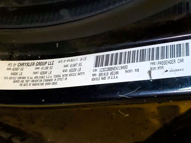 2014 CHRYSLER 200 TOURING  