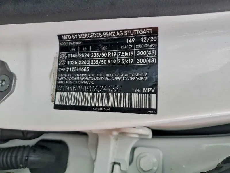 2021 MERCEDES-BENZ GLA 250 4MATIC  