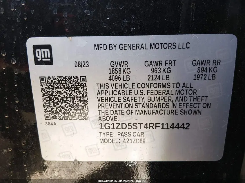 2024 CHEVROLET MALIBU FWD 1LT