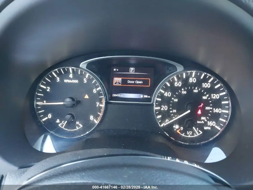 2017 NISSAN ALTIMA 2.5 S