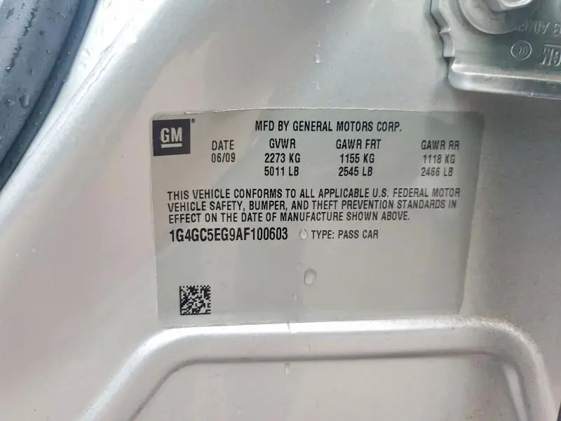 2010 BUICK LACROSSE CXL  