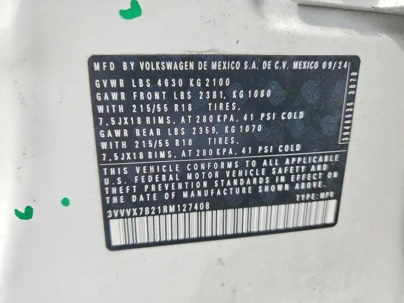 2024 VOLKSWAGEN TAOS SE  
