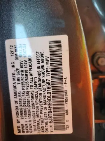 2013 ACURA RDX TECHNOLOGY  
