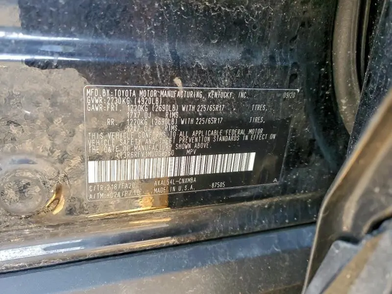 2018 TOYOTA RAV4 XLE  