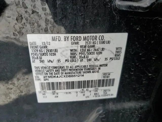 2013 FORD EDGE SEL  