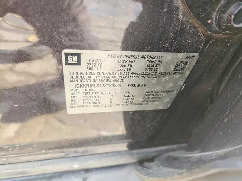 2018 GMC ACADIA SLT-1  