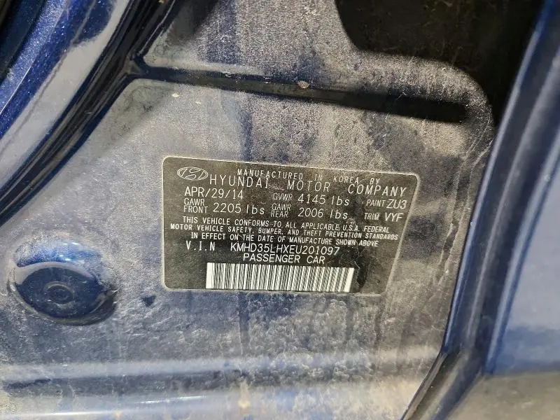 2014 HYUNDAI ELANTRA GT BASE  