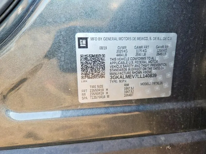 2020 GMC TERRAIN SLE  