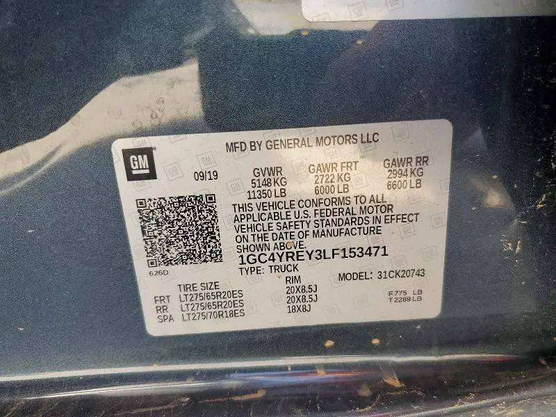 2020 CHEVROLET SILVERADO K2500 HIGH COUNTRY  