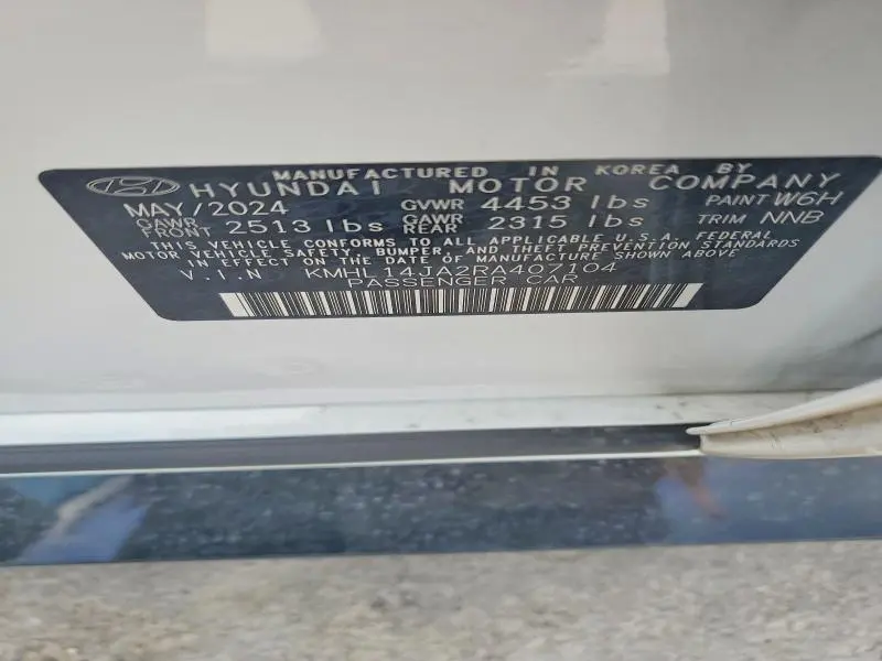 2024 HYUNDAI SONATA SEL  