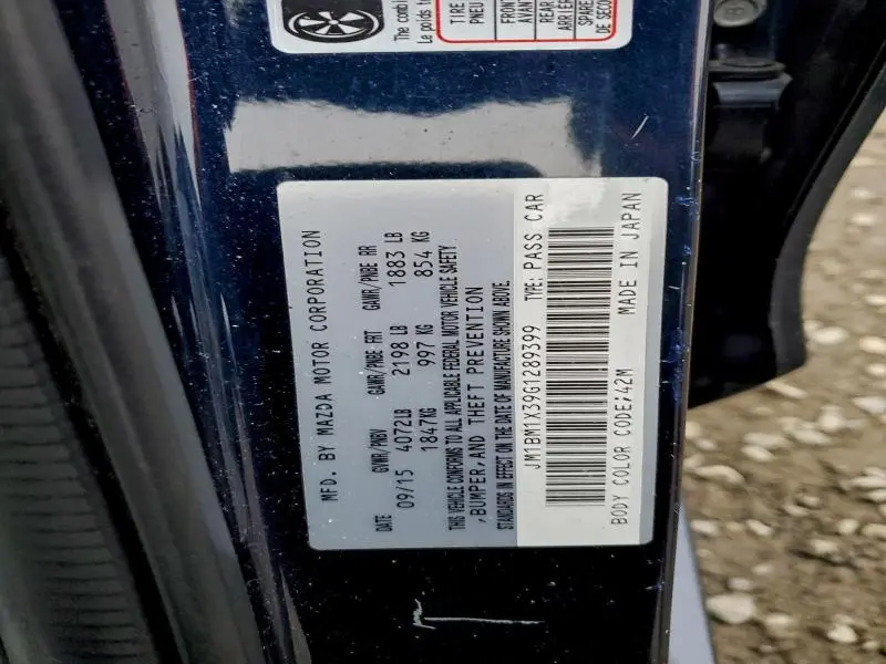 2016 MAZDA 3 GRAND TOURING  