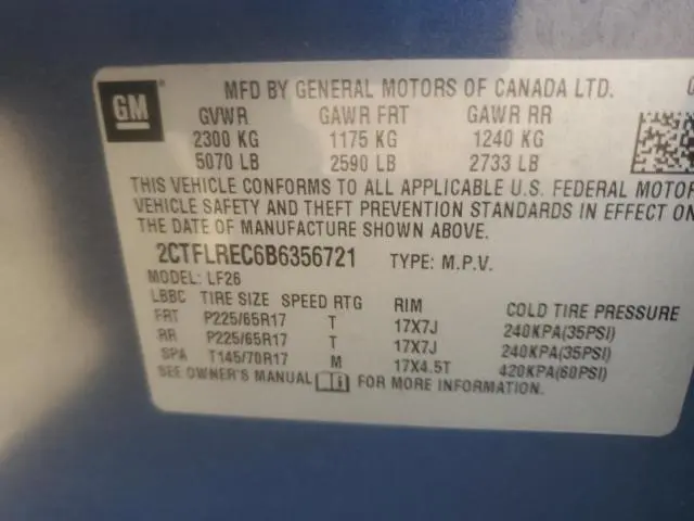 2011 GMC TERRAIN SLE  