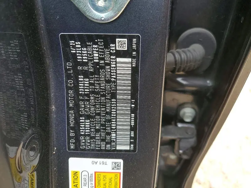 2026 HONDA CIVIC SPORT  