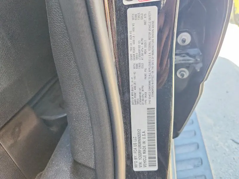 2021 RAM 1500 TRX  