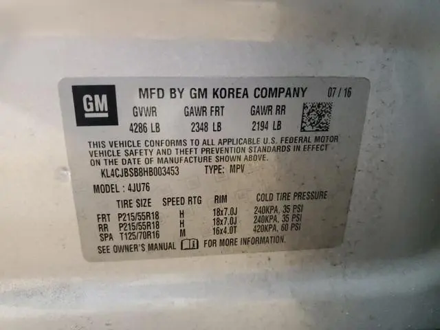 2017 BUICK ENCORE PREFERRED II  