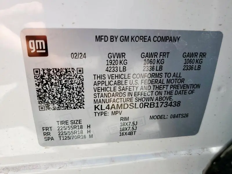 2024 BUICK ENCORE GX SPORT TOURING  