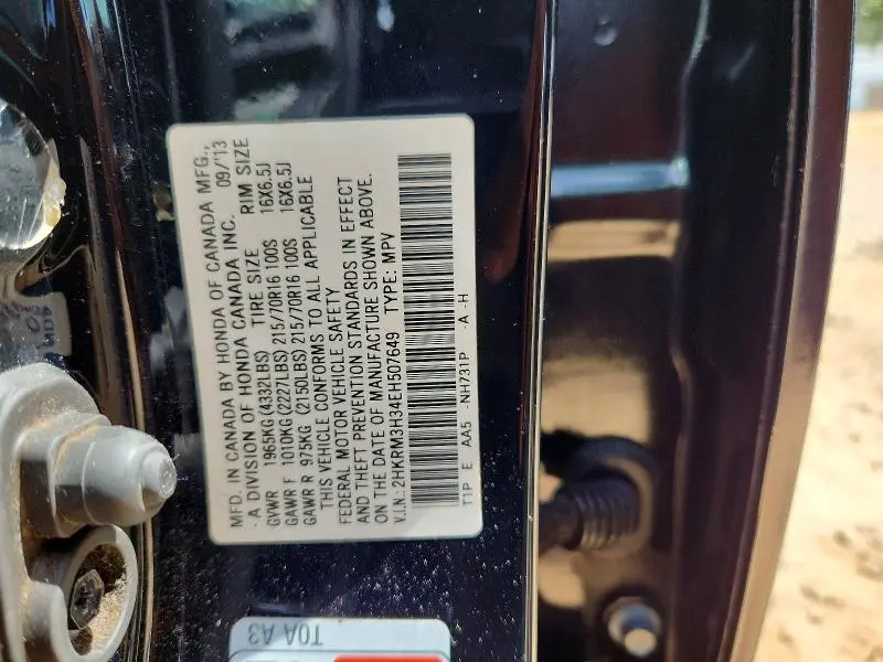 2014 HONDA CR-V LX  