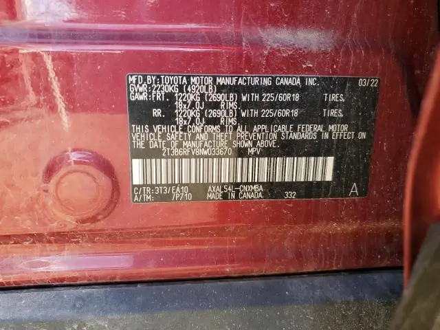 2022 TOYOTA RAV4 XLE PREMIUM  