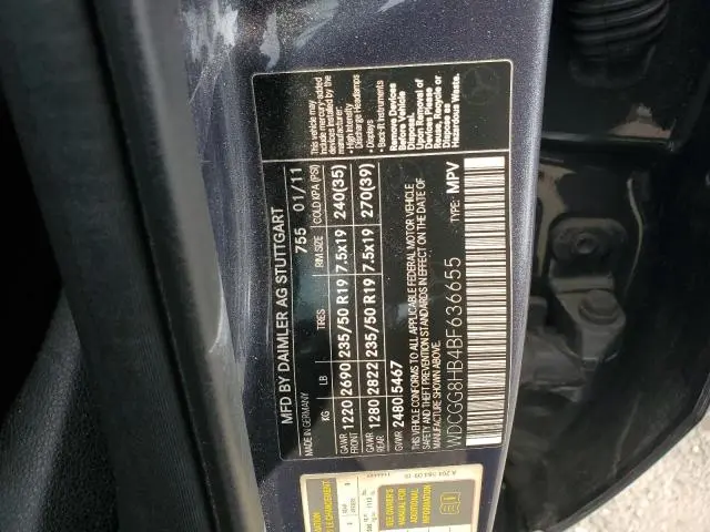 2011 MERCEDES-BENZ GLK 350 4MATIC  