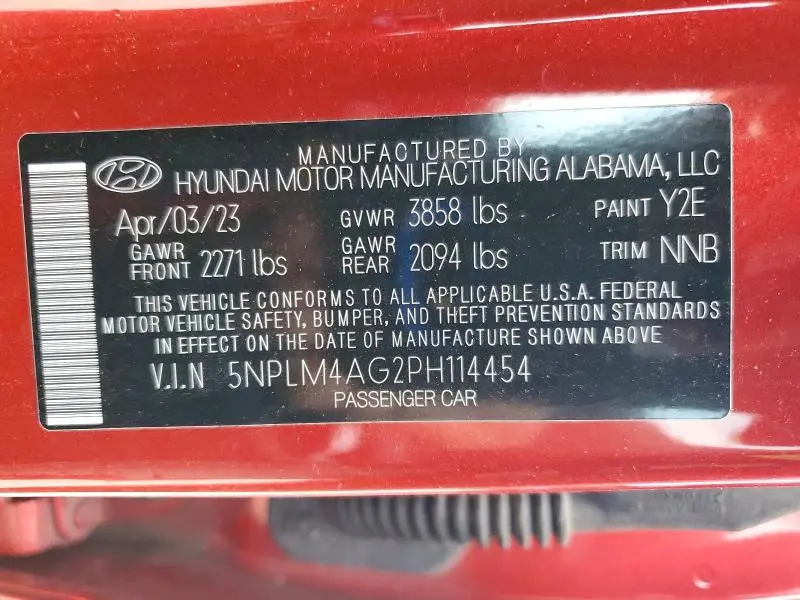 2023 HYUNDAI ELANTRA SEL  