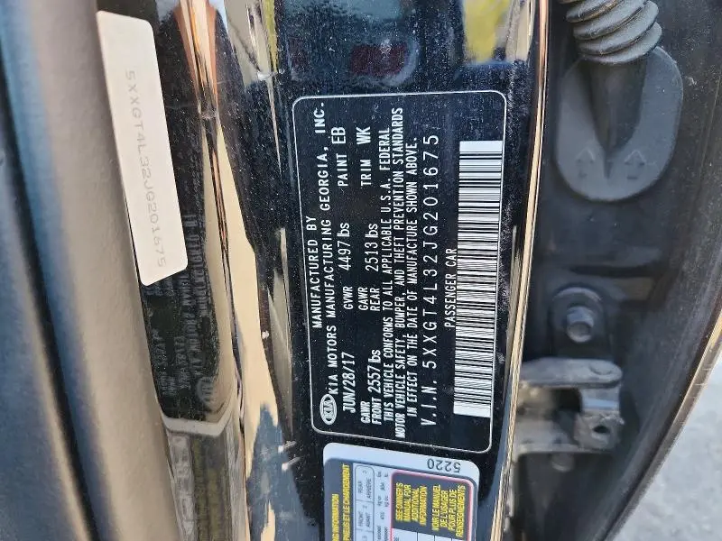 2018 KIA OPTIMA LX  