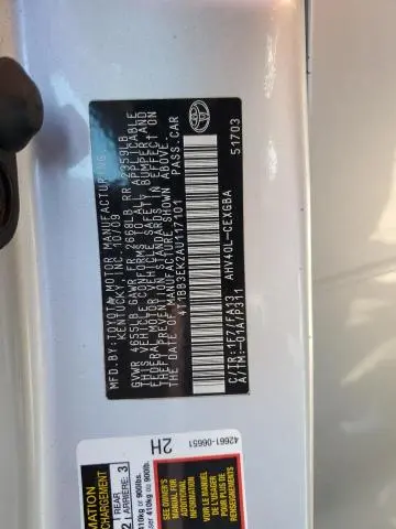 2010 TOYOTA CAMRY HYBRID  