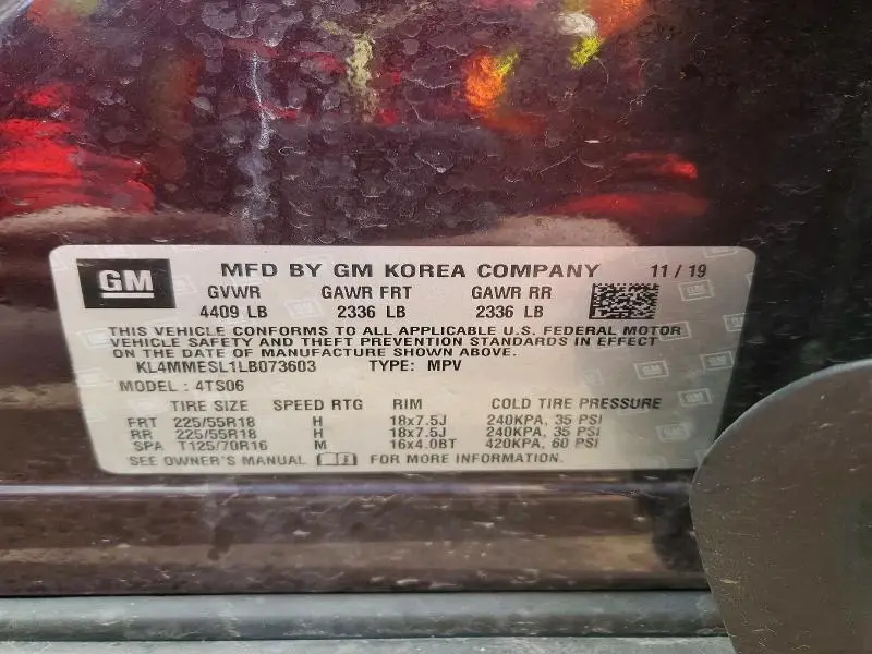 2020 BUICK ENCORE GX SELECT  