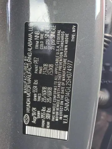 2025 HYUNDAI SANTA FE SE  