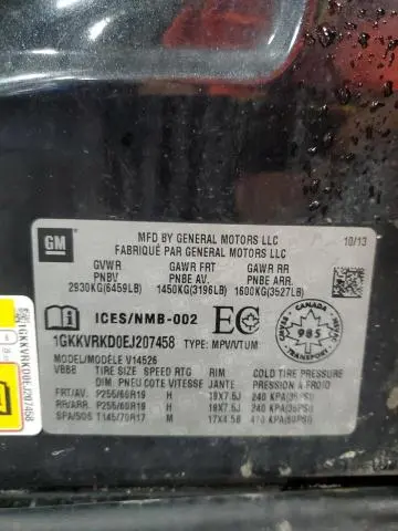 2014 GMC ACADIA SLT-1  