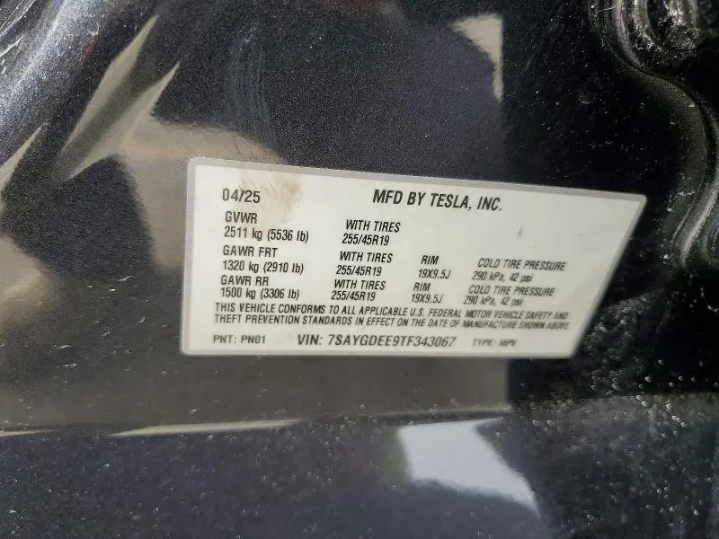 2026 TESLA MODEL Y   