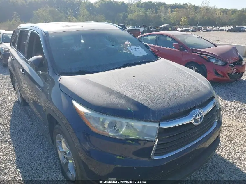 2016 TOYOTA HIGHLANDER HYBRID LIMITED