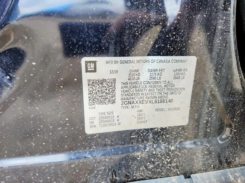 2020 CHEVROLET EQUINOX PREMIER  