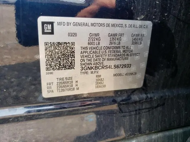 2020 CHEVROLET BLAZER 2LT  