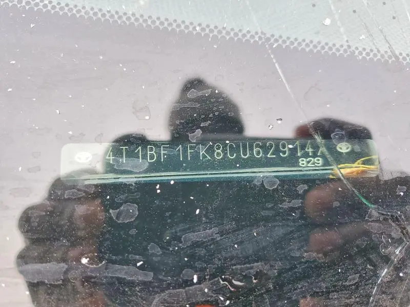 2012 TOYOTA CAMRY BASE  