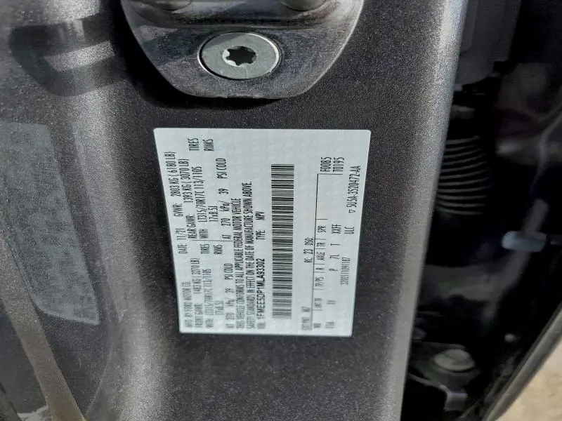 2021 FORD BRONCO BASE  