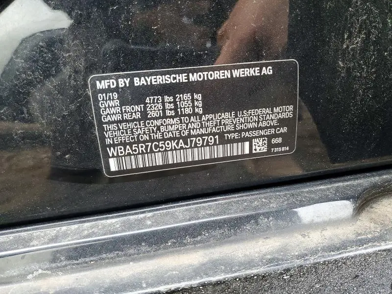 2019 BMW 330XI   
