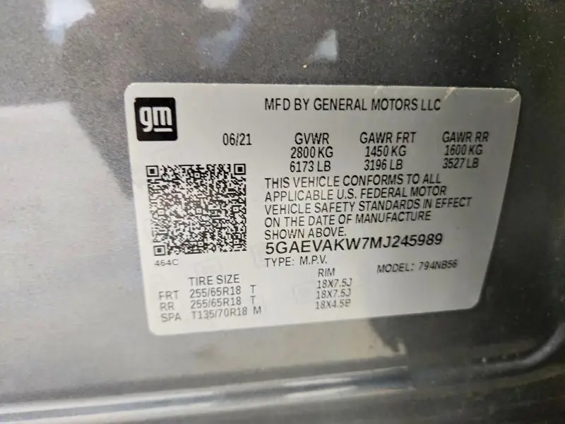 2021 BUICK ENCLAVE ESSENCE  