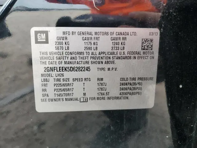 2013 CHEVROLET EQUINOX LT