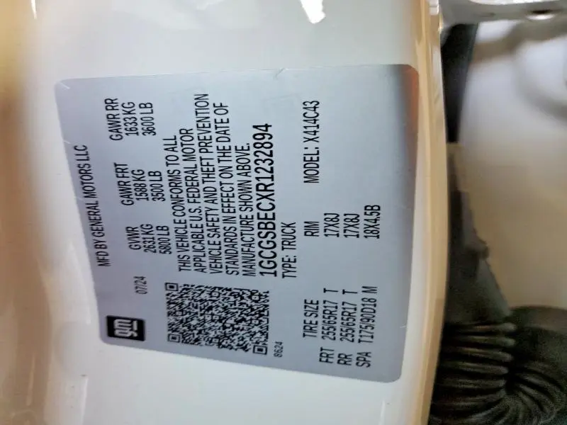 2024 CHEVROLET COLORADO   