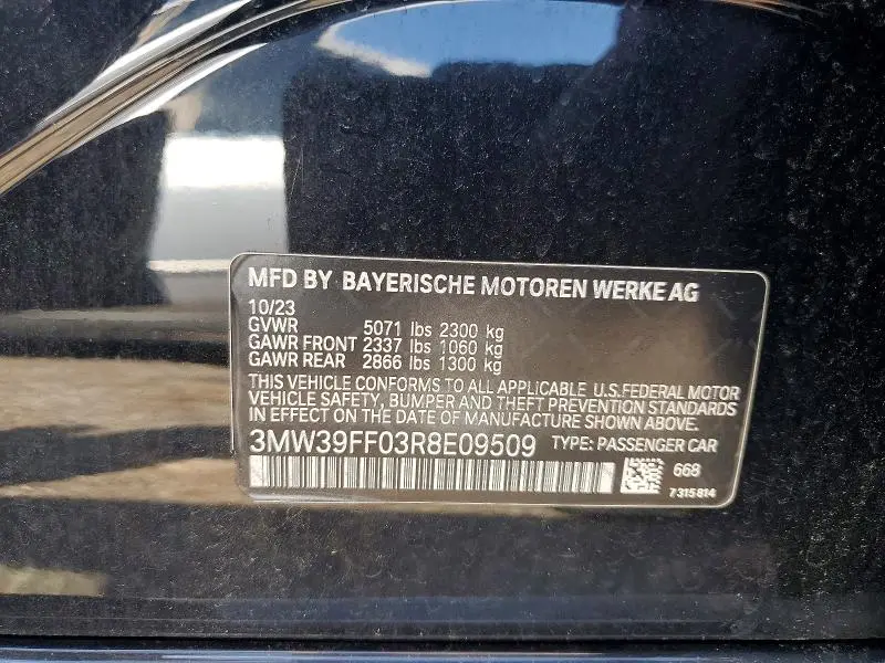 2024 BMW 330E   