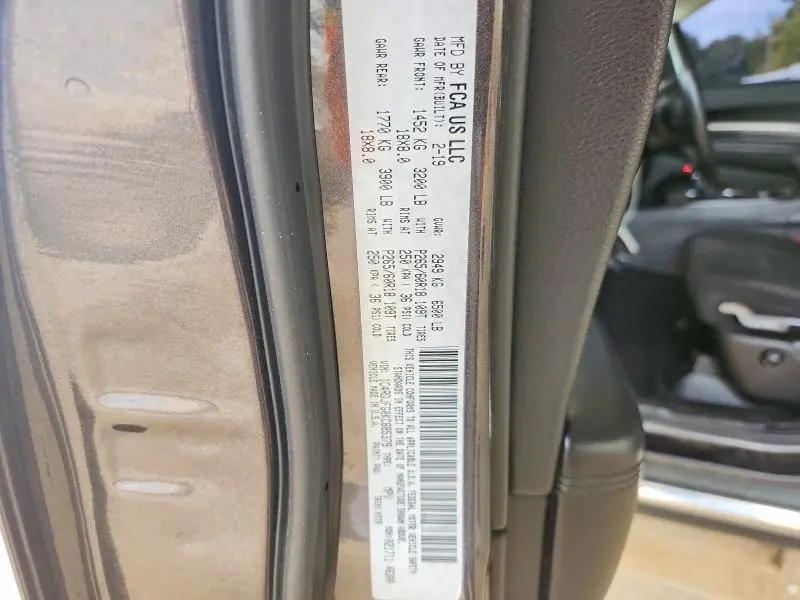 2019 DODGE DURANGO SSV  