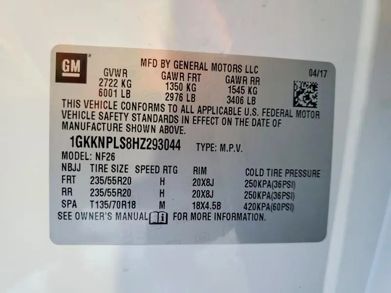 2017 GMC ACADIA DENALI  