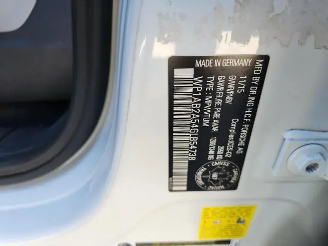 2016 PORSCHE MACAN S