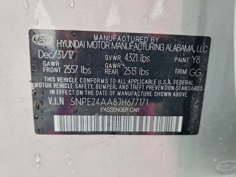 2018 HYUNDAI SONATA ECO  