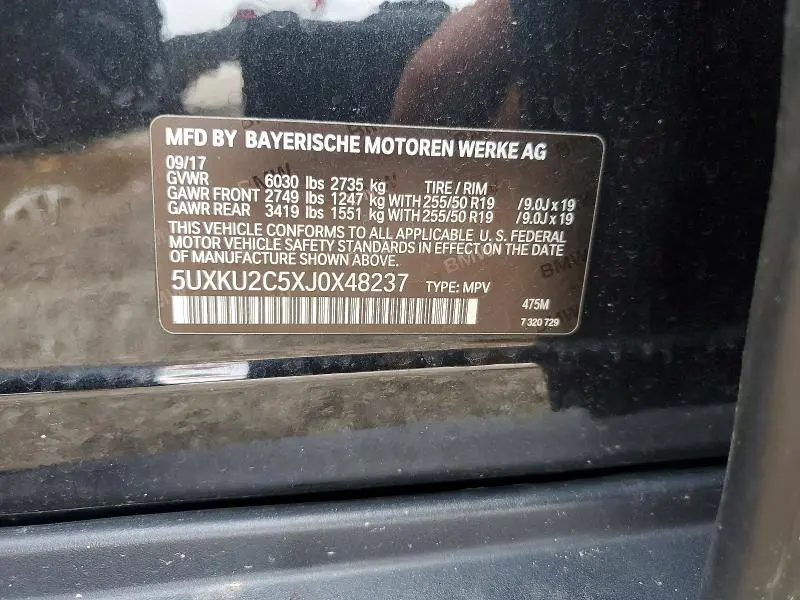 2018 BMW X6 XDRIVE35I  
