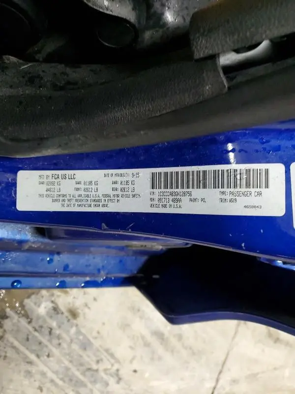 2016 CHRYSLER 200 LIMITED  