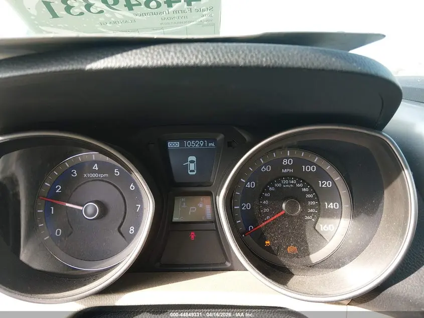 2016 HYUNDAI ELANTRA GT  