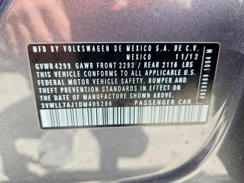 2013 VOLKSWAGEN JETTA TDI  