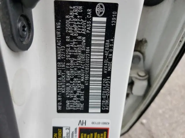 2014 TOYOTA AVALON HYBRID  