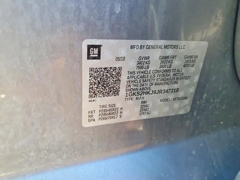 2018 GMC YUKON XL DENALI  